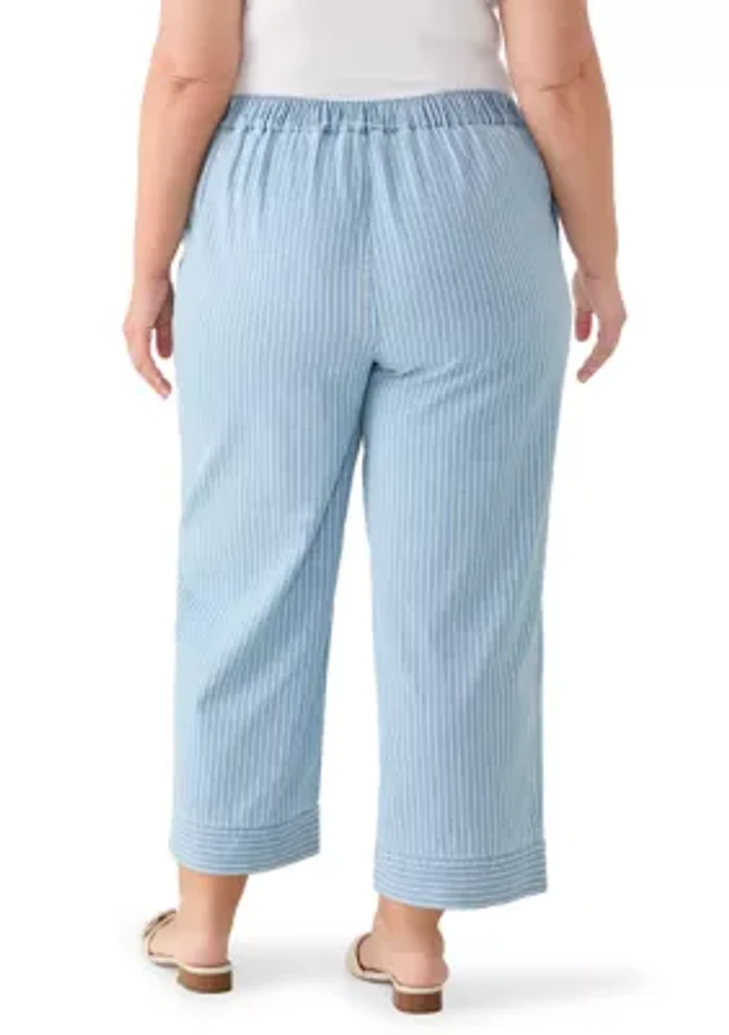 Women's Pull On Tie Waist Pants