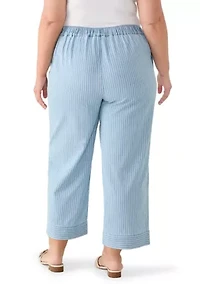 Women's Pull On Tie Waist Pants