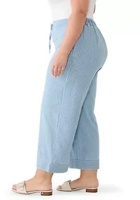 Women's Pull On Tie Waist Pants