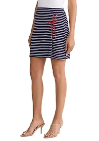 Women's Pull On Lace Up Skort