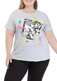 Plus Short Sleeve Oversized Graphic T-Shirt