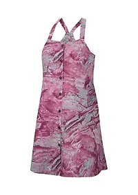 X Realtree Printed Button Down Dress