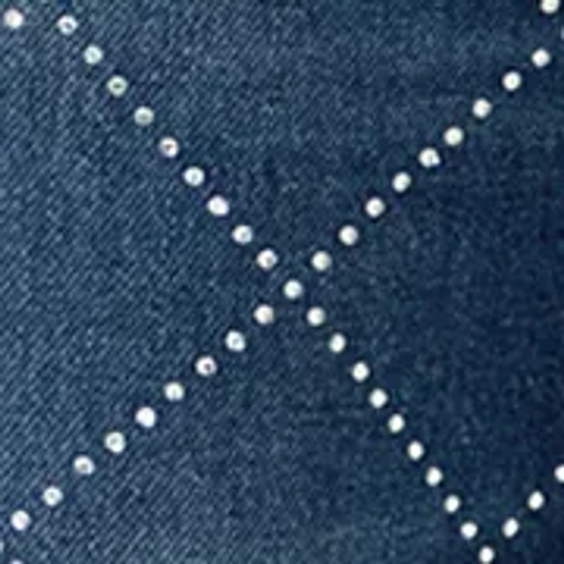 Rhinestone Baggy Jeans