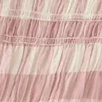 Women's Sleeveless Smocked Printed Dress