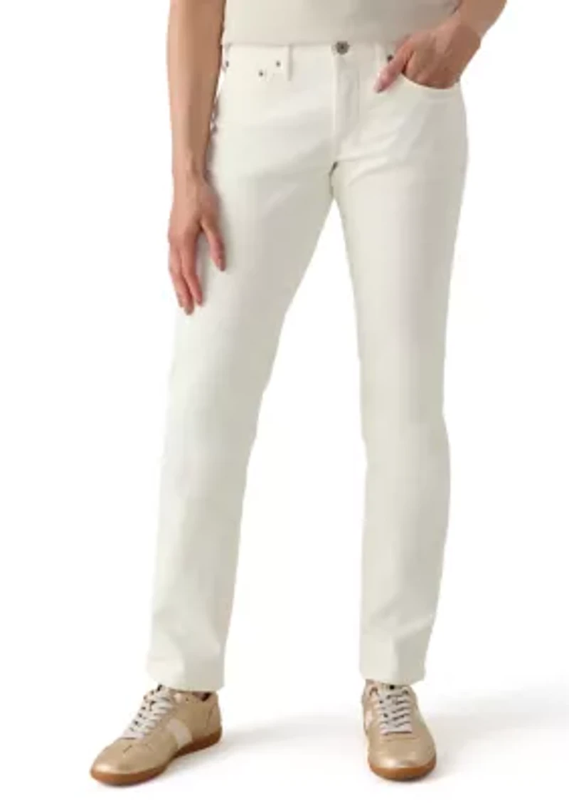 Mid Rise Sweet Straight Jeans