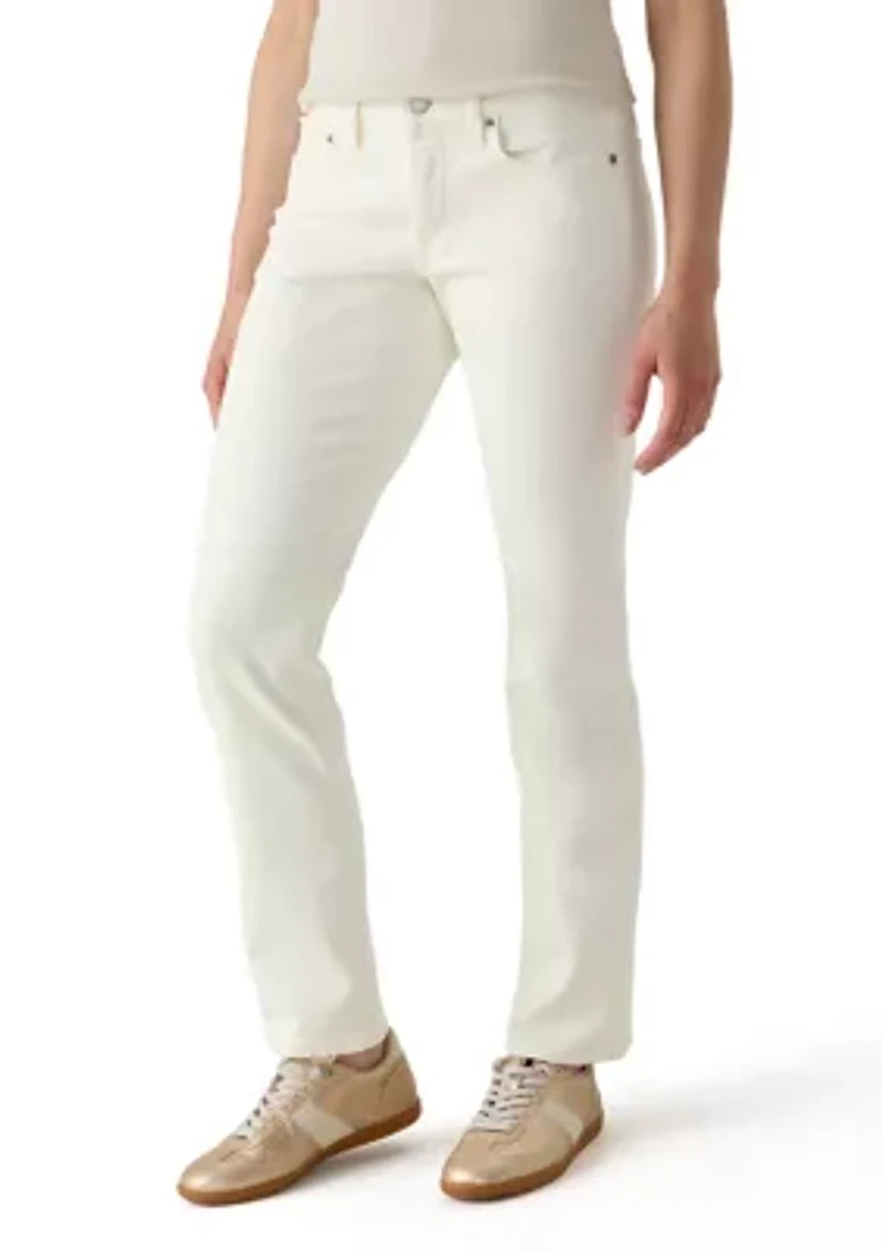Mid Rise Sweet Straight Jeans