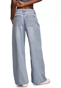 Denim Palazzo Pants