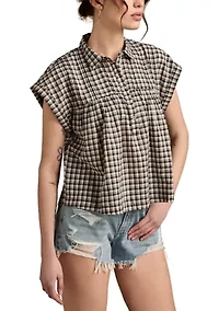 Women's Drapey Short Sleeve Top