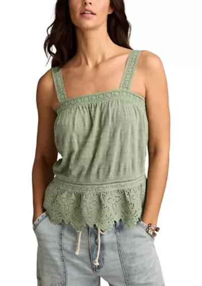Women's Embroidered Tank Top