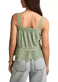 Women's Embroidered Tank Top