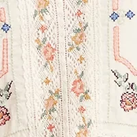 Women's Embroidered Strappy Mini Dress