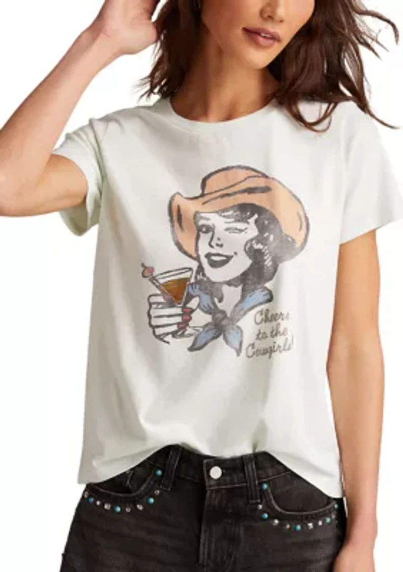Women's Cheers to the Cowgirls Graphic T-Shirt
