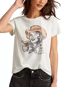 Women's Cheers to the Cowgirls Graphic T-Shirt
