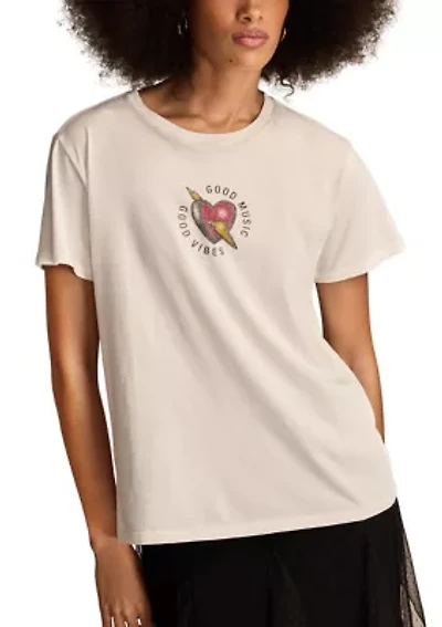 Women's Good Music and Vibes Graphic T-Shirt
