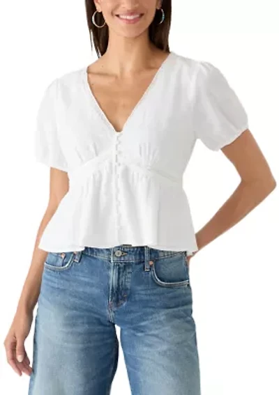 Lace Peplum Blouse
