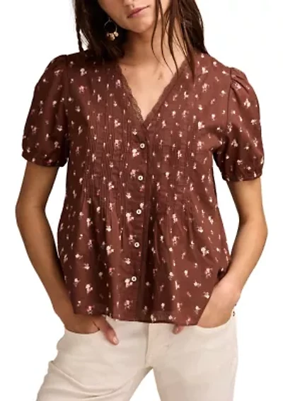 Pintuck Blouse