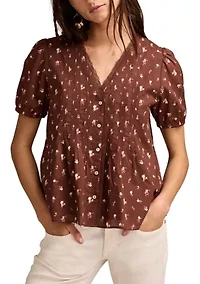 Pintuck Blouse