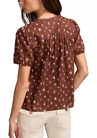 Pintuck Blouse