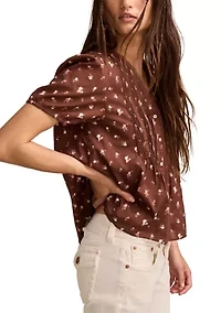 Pintuck Blouse