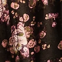 Women's Pintuck Floral Peasant Top