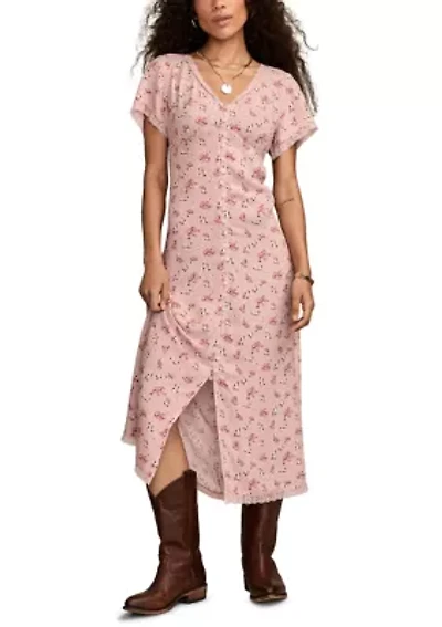 Women's Simone Floral Printed Midi Dress