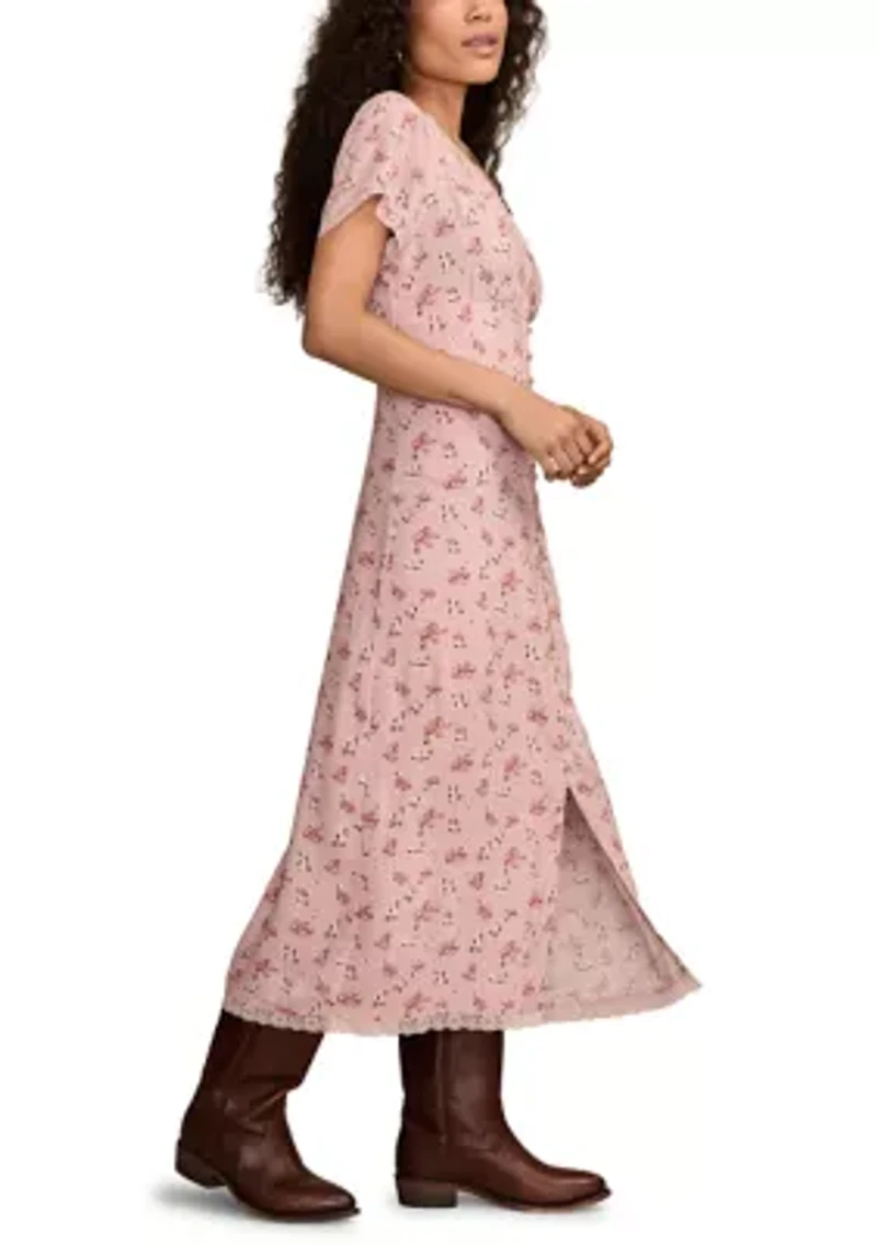 Women's Simone Floral Printed Midi Dress