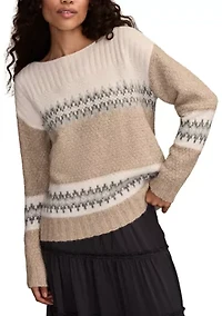 Women's Fairisle Crew Neck Sweater