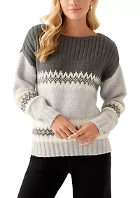 Women's Fairisle Crew Neck Sweater