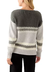 Women's Fairisle Crew Neck Sweater