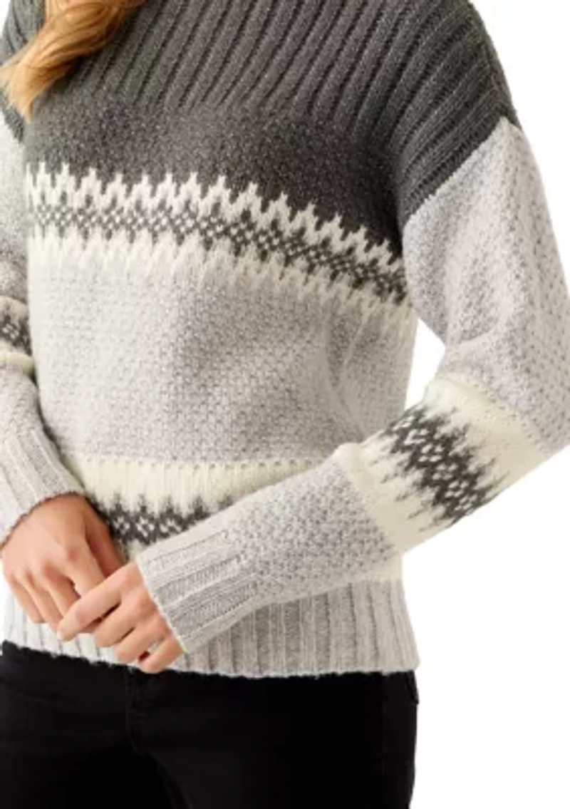 Women's Fairisle Crew Neck Sweater