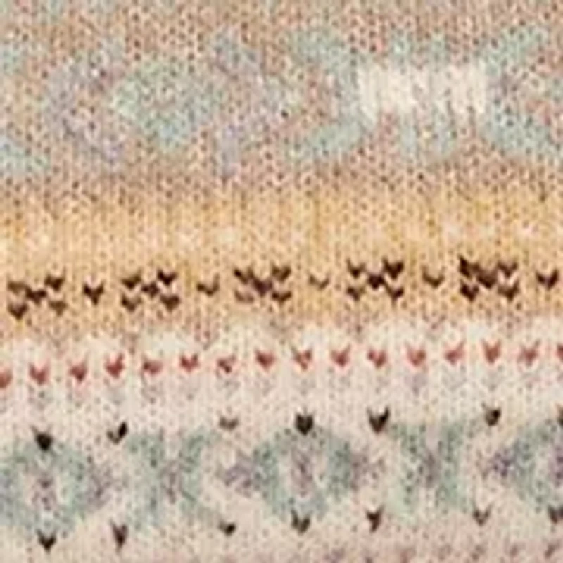 Women's Short Sleeve Fair Isle Sweater