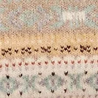 Women's Short Sleeve Fair Isle Sweater