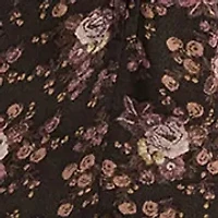 Women's Dropped Waist Floral Mini Dress