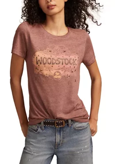 Women's Woodstock Graphic Crew Neck T-Shirt