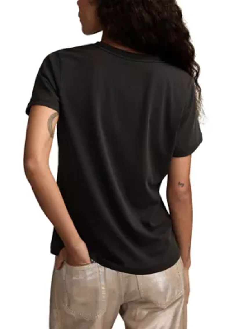 Women's Santa Hat Cocktail Graphic T-Shirt