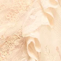 Women's Lace Mix Ruffle Tank