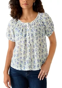 Women's Raglan Sleeve Flowy Top