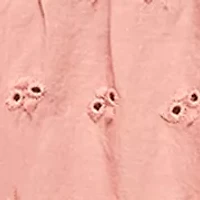 Women's Eyelet Babydoll Top