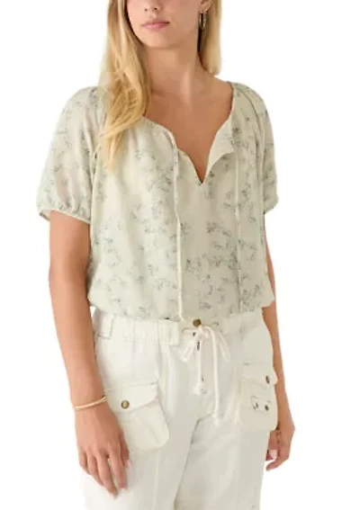 Women's Puff Sleeve Bubble Top
