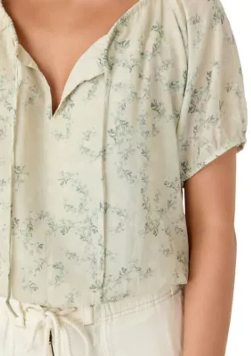 Women's Puff Sleeve Bubble Top