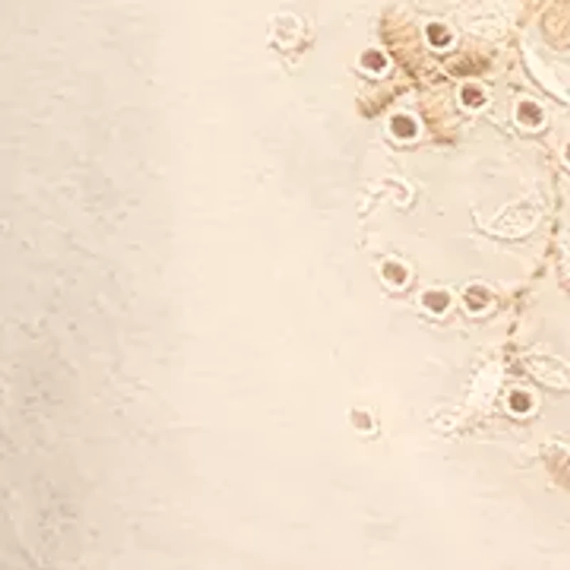 Women's Embroidered Drop Waist Mini Dress