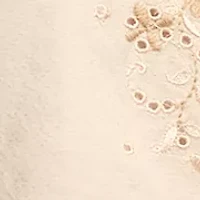 Women's Embroidered Drop Waist Mini Dress