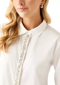 Women's Bead Trim Shirt