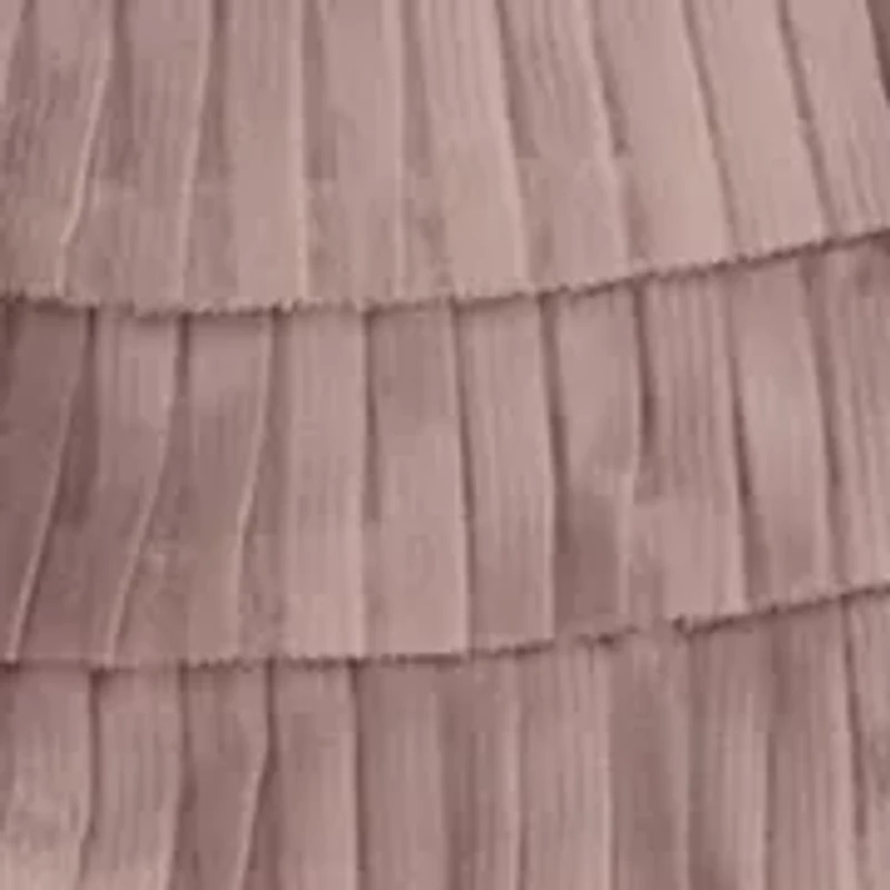 Tiered Tulle Midi Skirt
