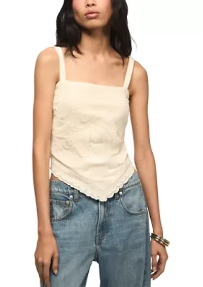 Women's Festival Embroidered Halter Top