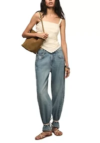 Women's Festival Embroidered Halter Top