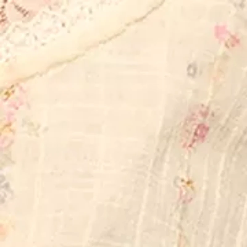 Women's Festival Cutwork Flyaway Blouse