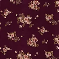 Women's Printed Short Sleeve Midi Dress