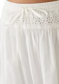 Schiffley Trimmed Midi Skirt