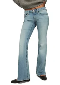 Women's Low Rise Flare Jeans